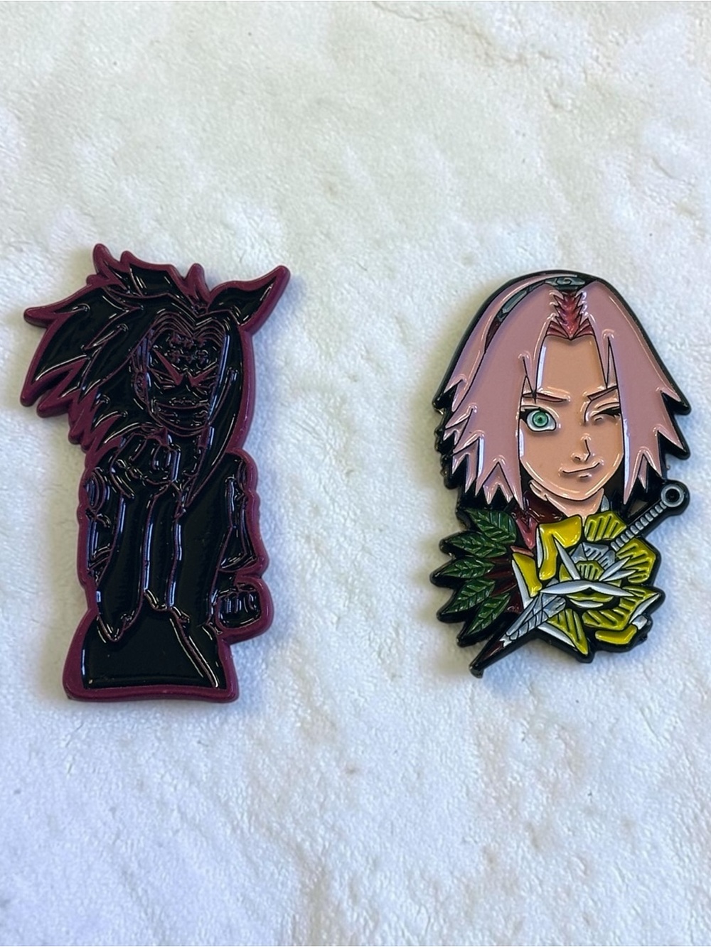 Bundle of Two Sakura Haruno Pins Naruto